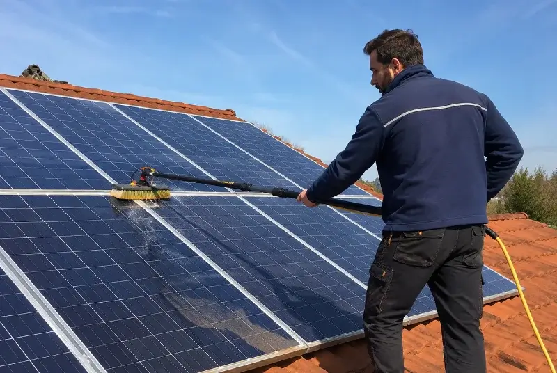 Nettoyage et entretien de panneaux solaires à Plélan-le-Grand